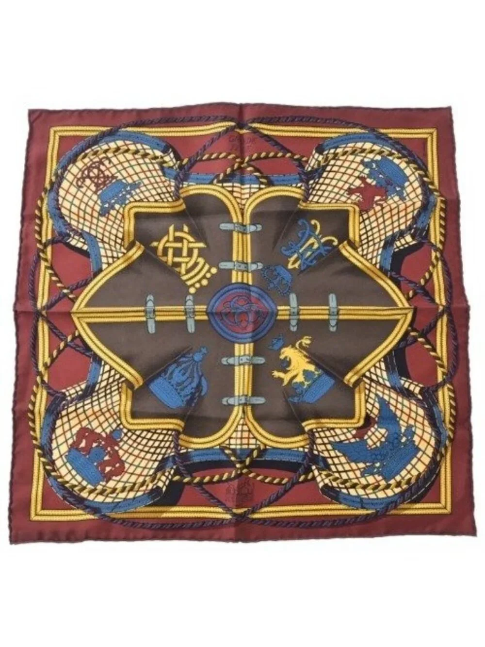 Hermes Bandana Scarf Yellow